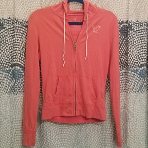 coral ae zip up hoodie